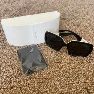 Black and White Prada Sunglasses